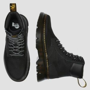 Dr. Martens Black Canvas Utility Boots